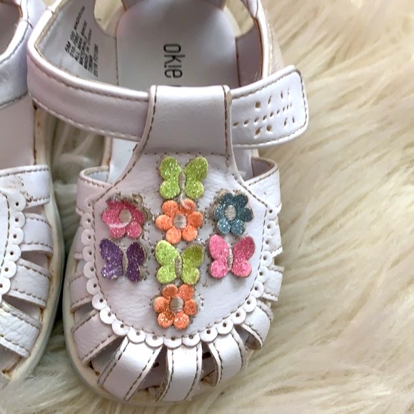 Okie Dokie Toddler Girls Madison Strap Sandals 5m - Picture 4 of 12